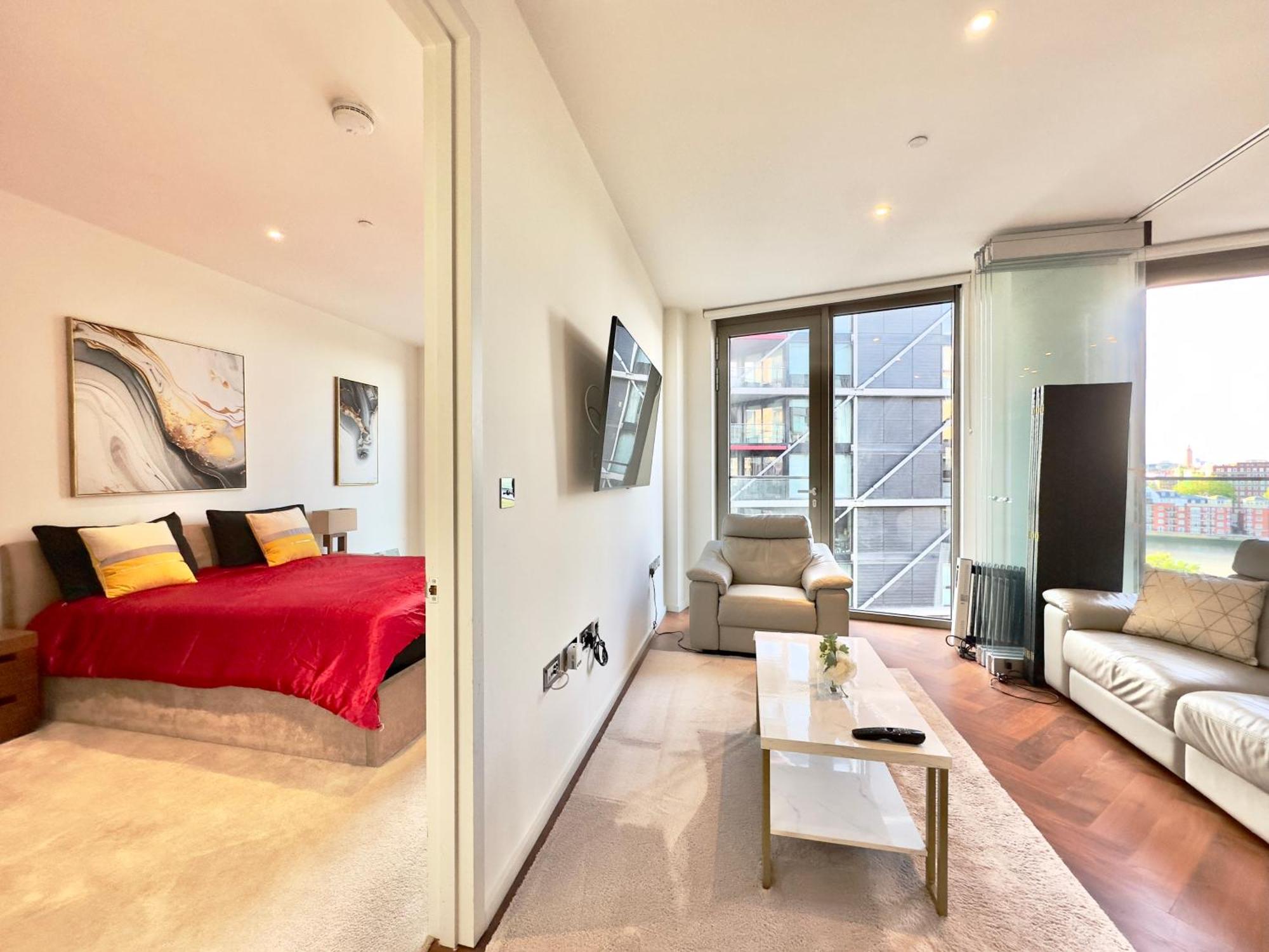 Lavish Penthouse River View Fast Wifi - Luxurylondonstays Eksteriør billede