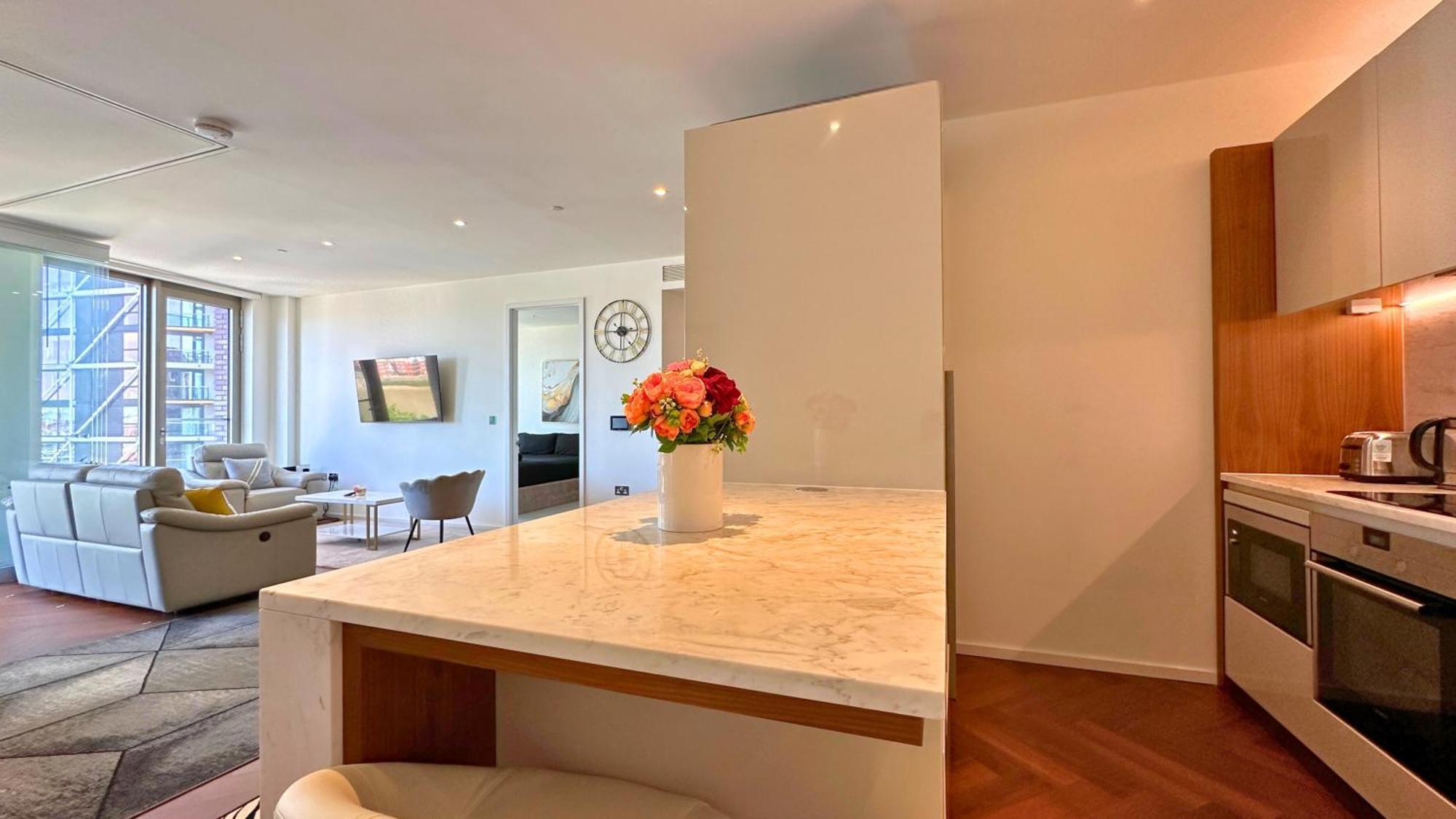 Lavish Penthouse River View Fast Wifi - Luxurylondonstays Eksteriør billede